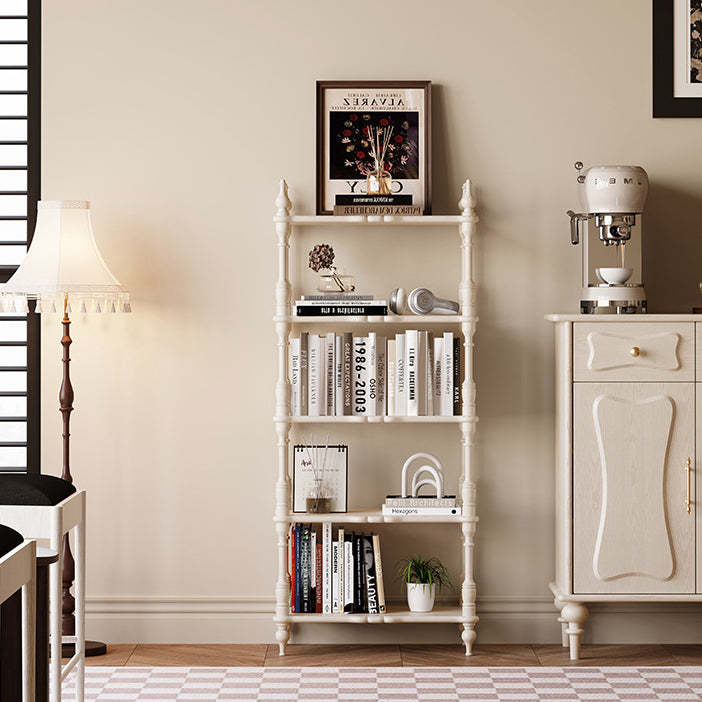French Oak Roman Column Bookshelf 2/3/4/5-Tier