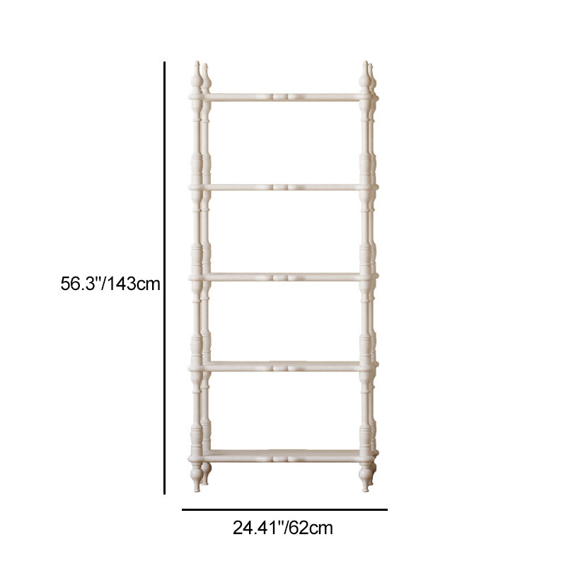 French Oak Roman Column Bookshelf 2/3/4/5-Tier