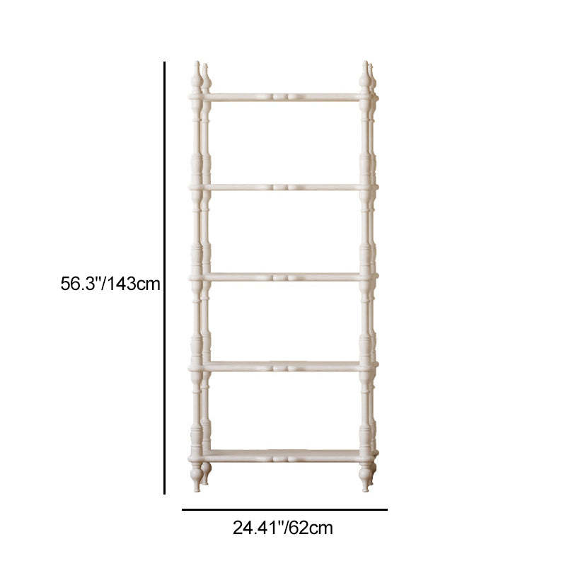 French Oak Roman Column Bookshelf 2/3/4/5-Tier