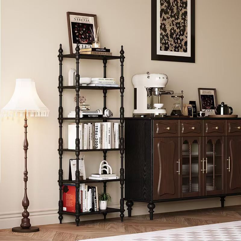 French Oak Roman Column Bookshelf 2/3/4/5-Tier