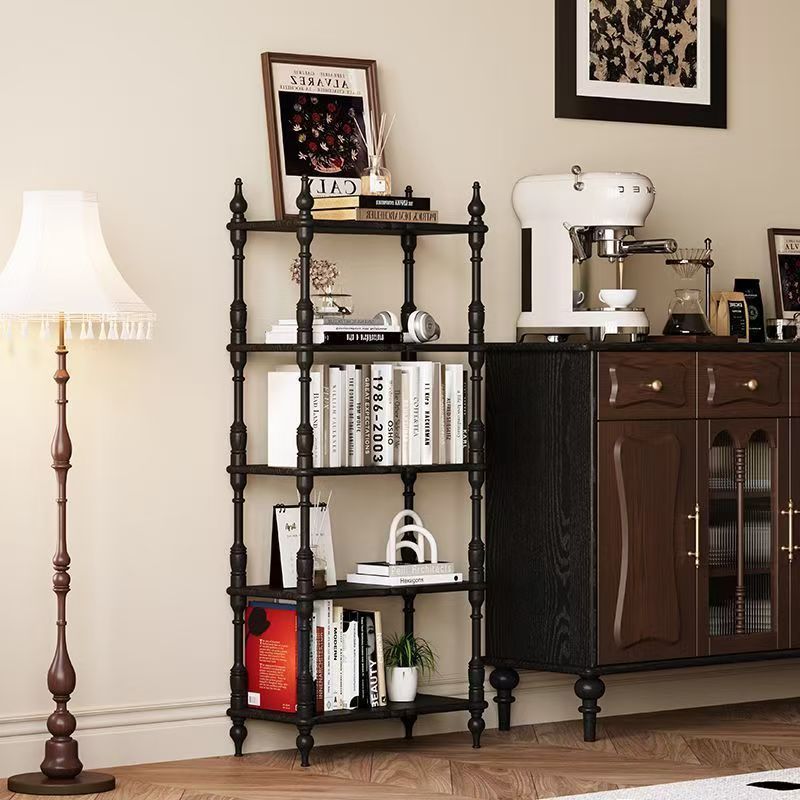French Oak Roman Column Bookshelf 2/3/4/5-Tier