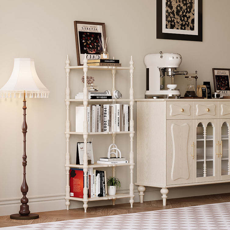 French Oak Roman Column Bookshelf 2/3/4/5-Tier