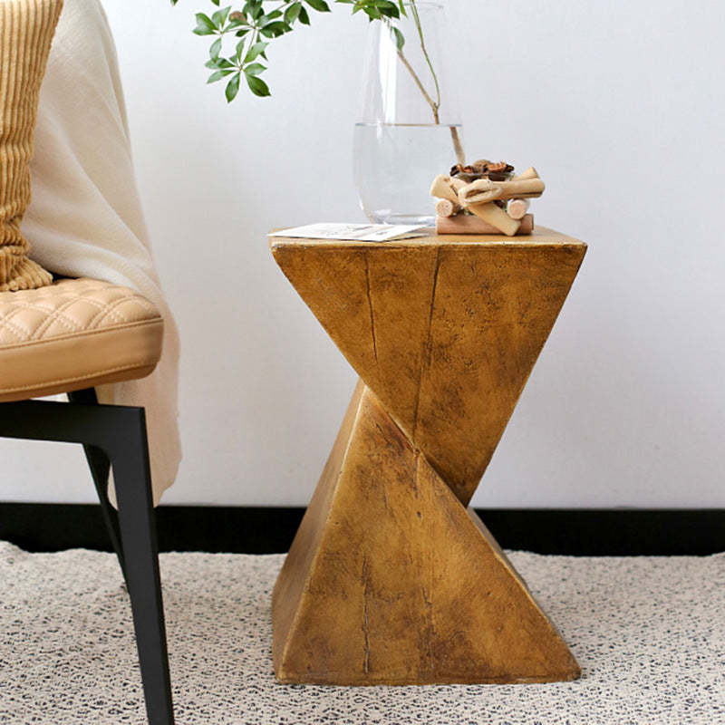 Oxide grain wood nightstands for living room