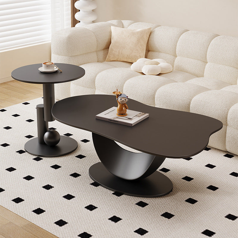 Nordic Iron Cloud Round Coffee Table Set
