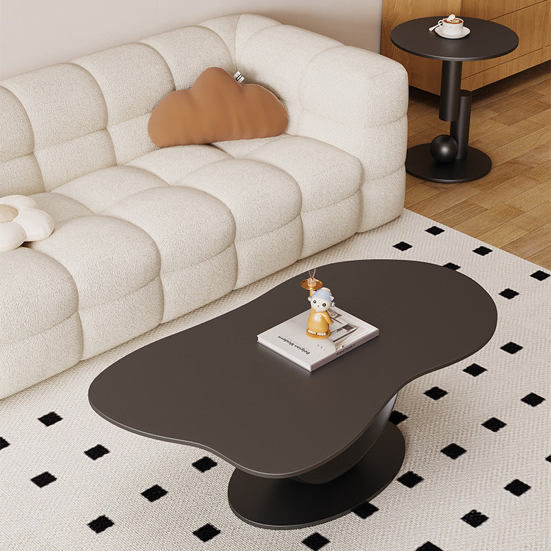 Nordic Iron Cloud Round Coffee Table Set