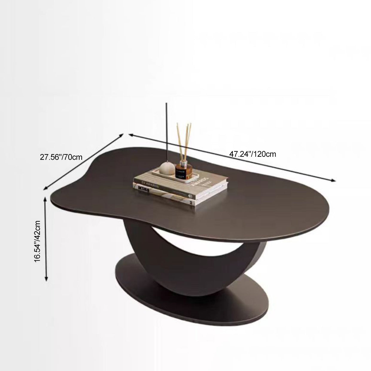 Nordic Iron Cloud Round Coffee Table Set