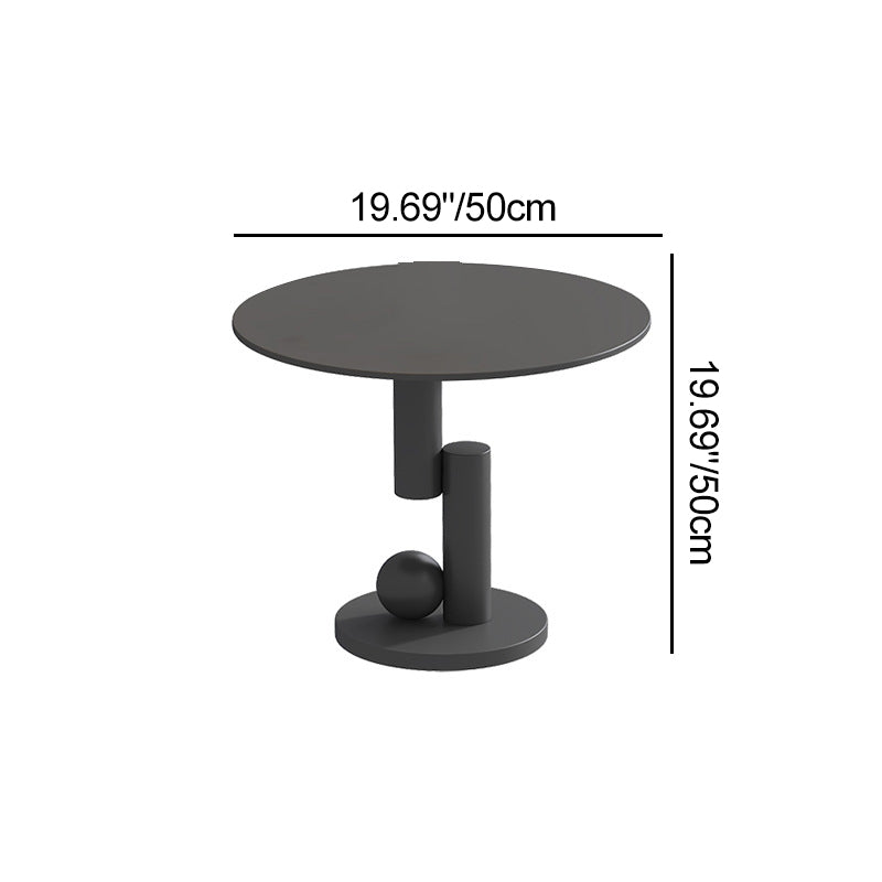 Nordic Iron Cloud Round Coffee Table Set