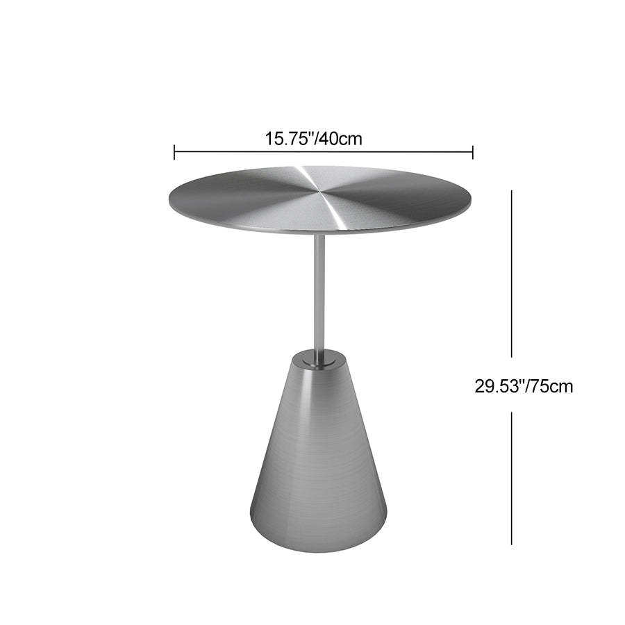 Industrial Steel Round Umbrella Coffee Table