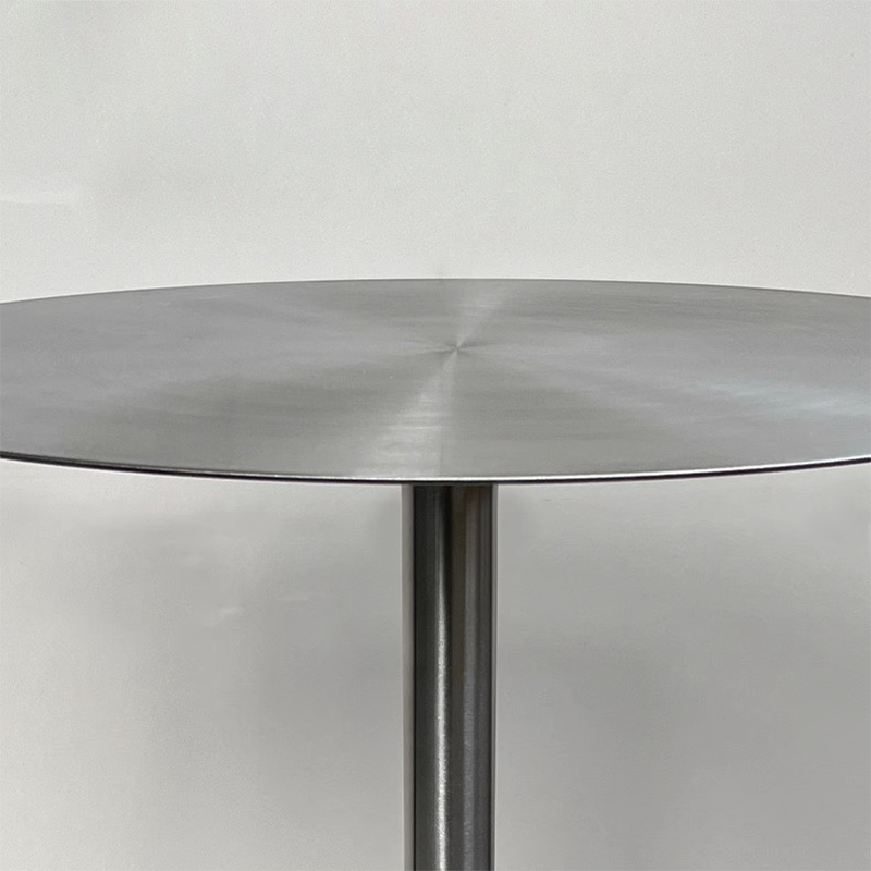 Industrial Steel Round Umbrella Coffee Table