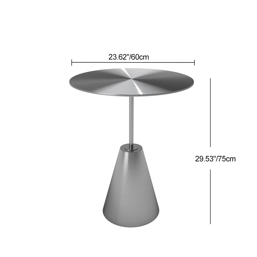 Industrial Steel Round Umbrella Coffee Table