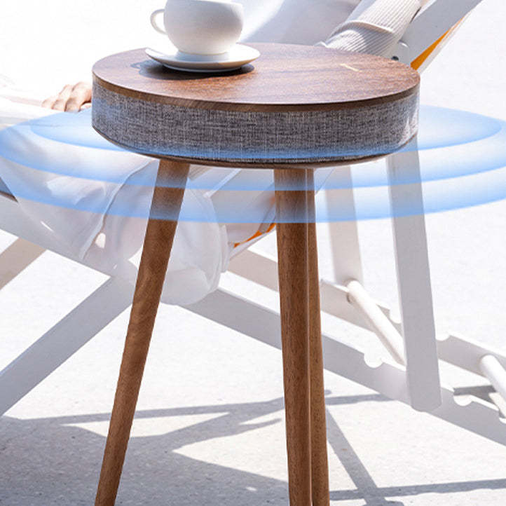 Nordic Wood Fabric Smart Coffee Table