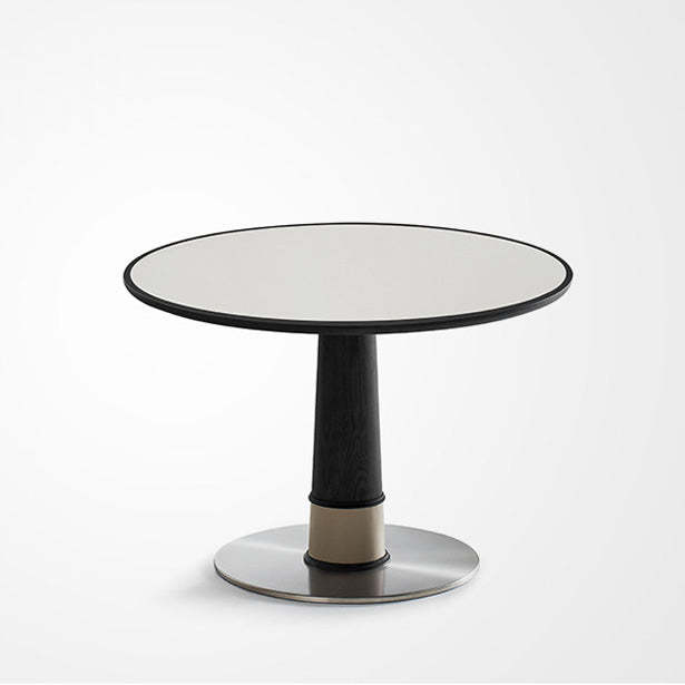 Slab retro leather office chairs for kitchen — Medium Table & Slab Top