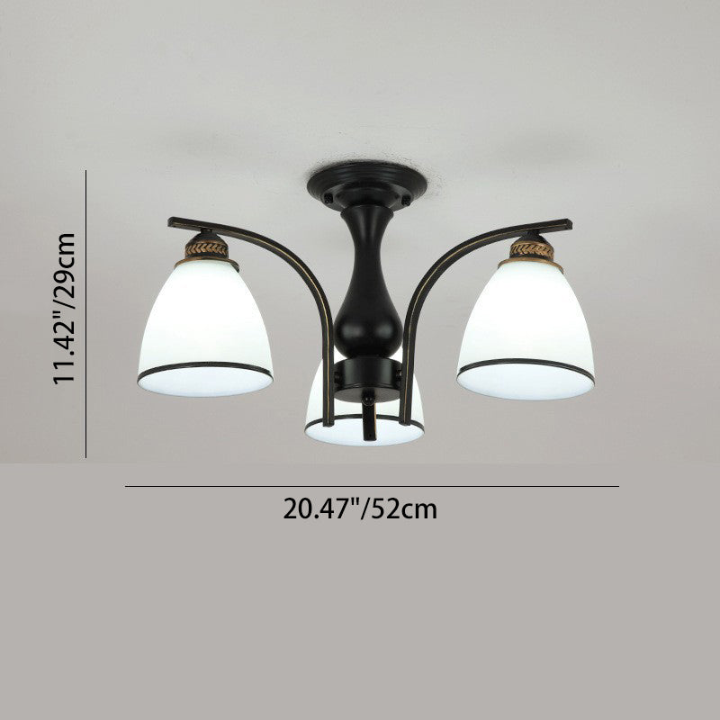 Nordic Iron 3/5/6/8/10-Light Ceiling Light