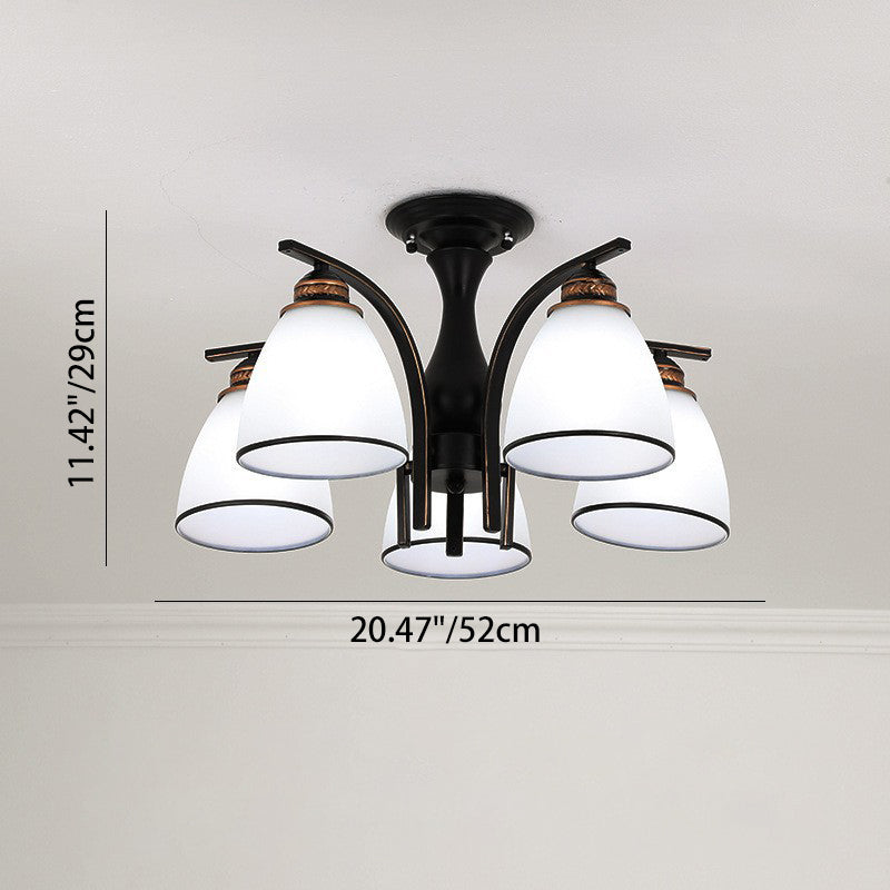 Nordic Iron 3/5/6/8/10-Light Ceiling Light