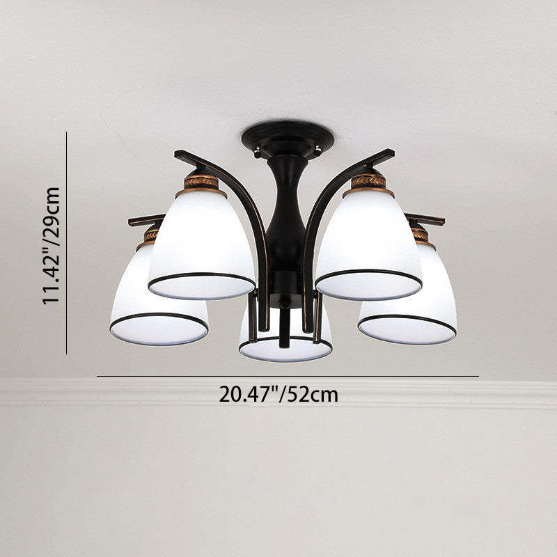Nordic Iron 3/5/6/8/10-Light Ceiling Light