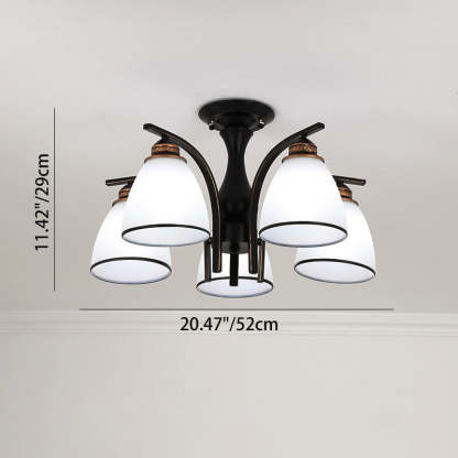 Nordic Iron 3/5/6/8/10-Light Ceiling Light