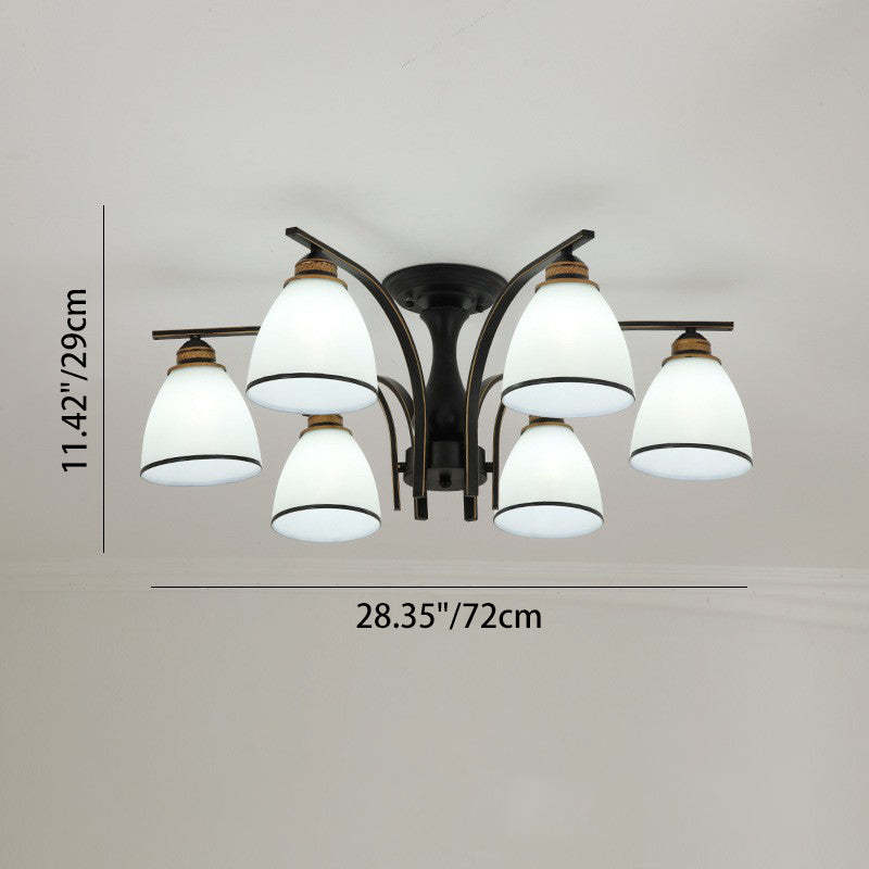 Nordic Iron 3/5/6/8/10-Light Ceiling Light