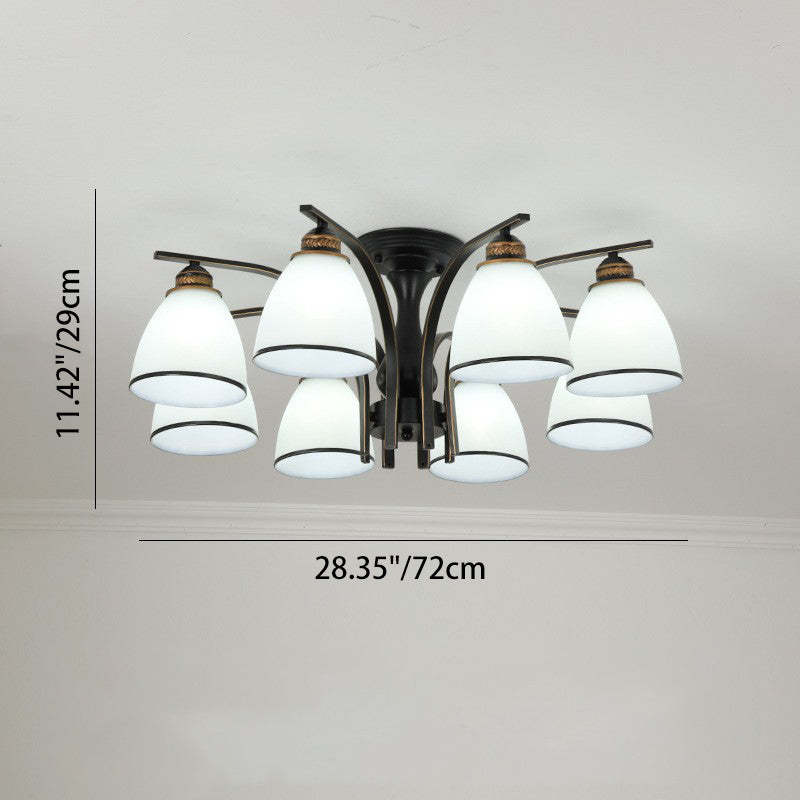 Nordic Iron 3/5/6/8/10-Light Ceiling Light