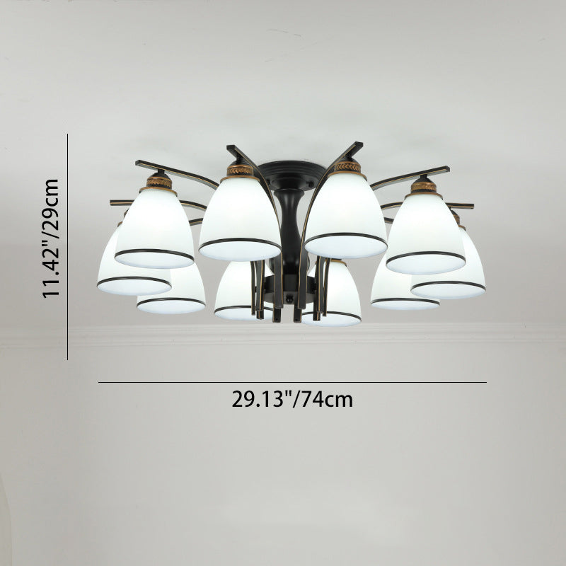 Nordic Iron 3/5/6/8/10-Light Ceiling Light