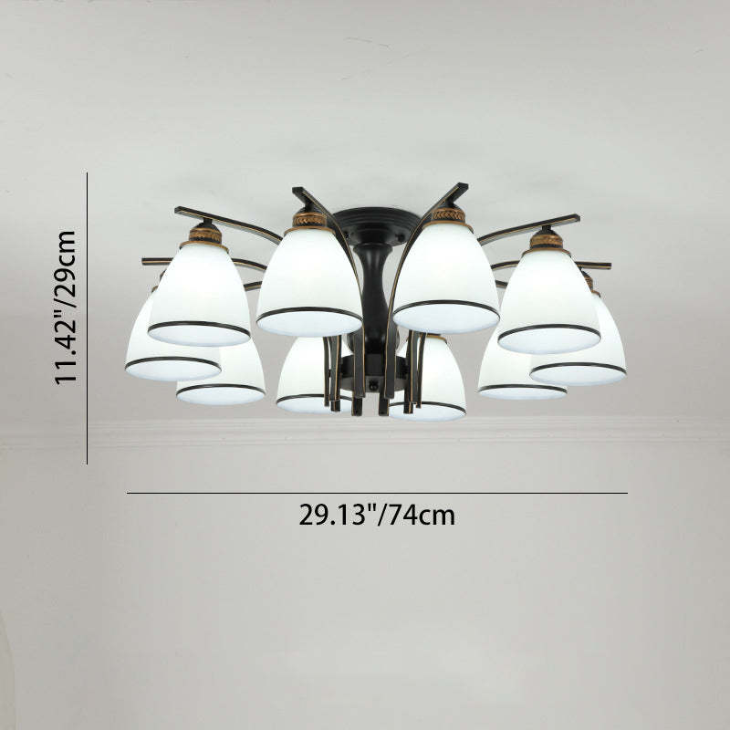 Nordic Iron 3/5/6/8/10-Light Ceiling Light