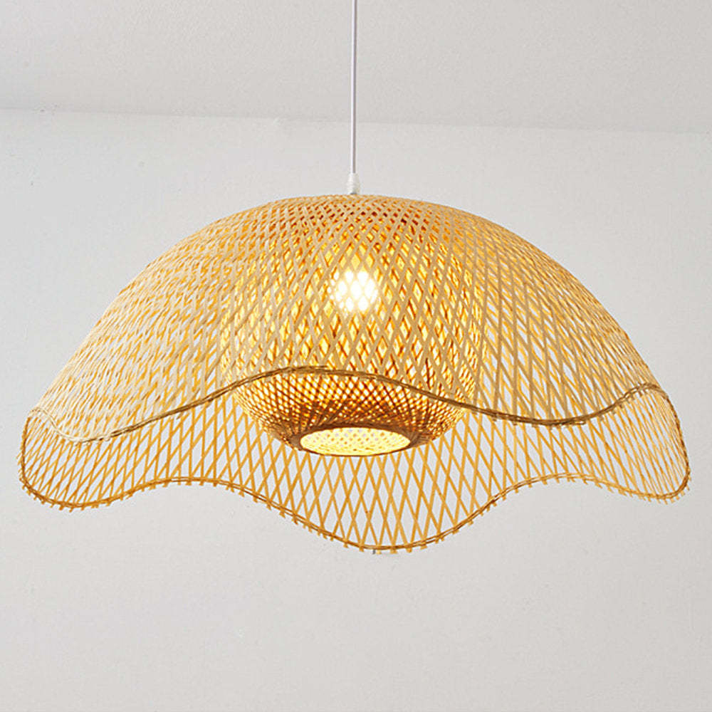 Bamboo Woven Hanging Lighting