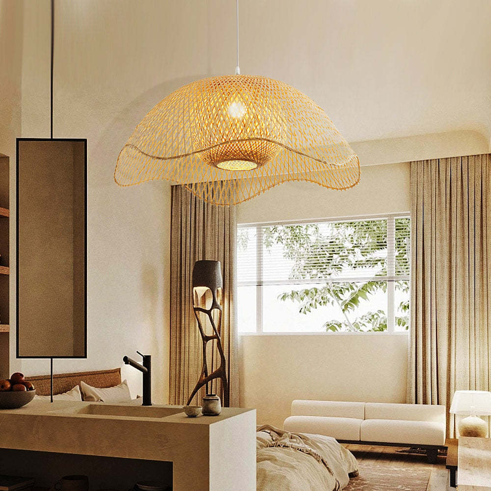 Bamboo Woven Hanging Lighting