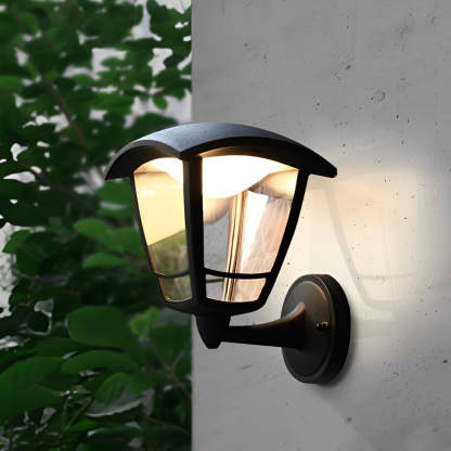 Retro Waterproof Black Vintage Outdoor Wall Lamp Plug in Wall Sconce Lighting-Lighom