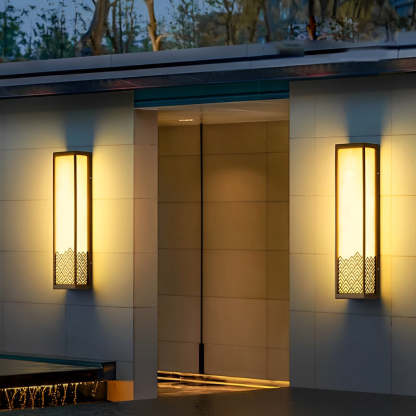 Vintage Waterproof Stainless Steel Brown Wall Lamp Exterior Lights-Lighom