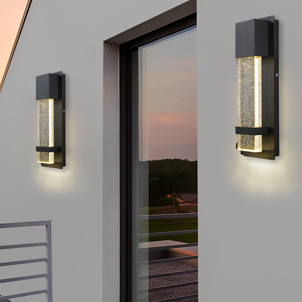 Minimalist Crystal Bubble Glass Motion Sensor Wall Lamp