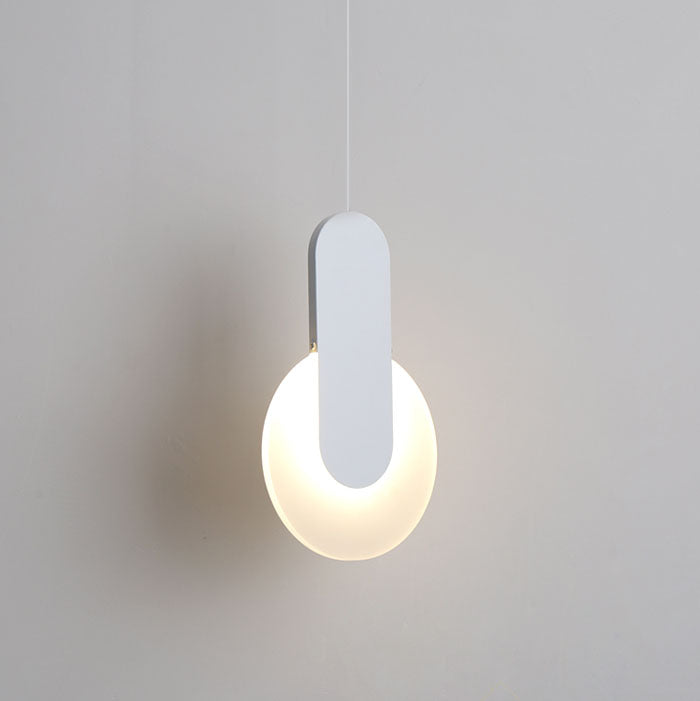 Minimalist Metal Round LED Pendant Light