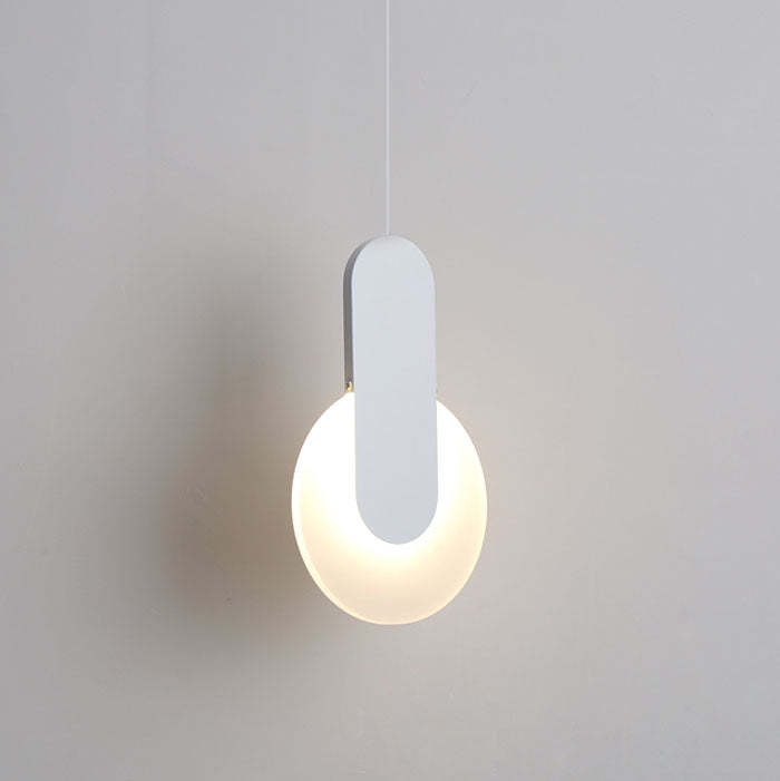 Minimalist Metal Round LED Pendant Light