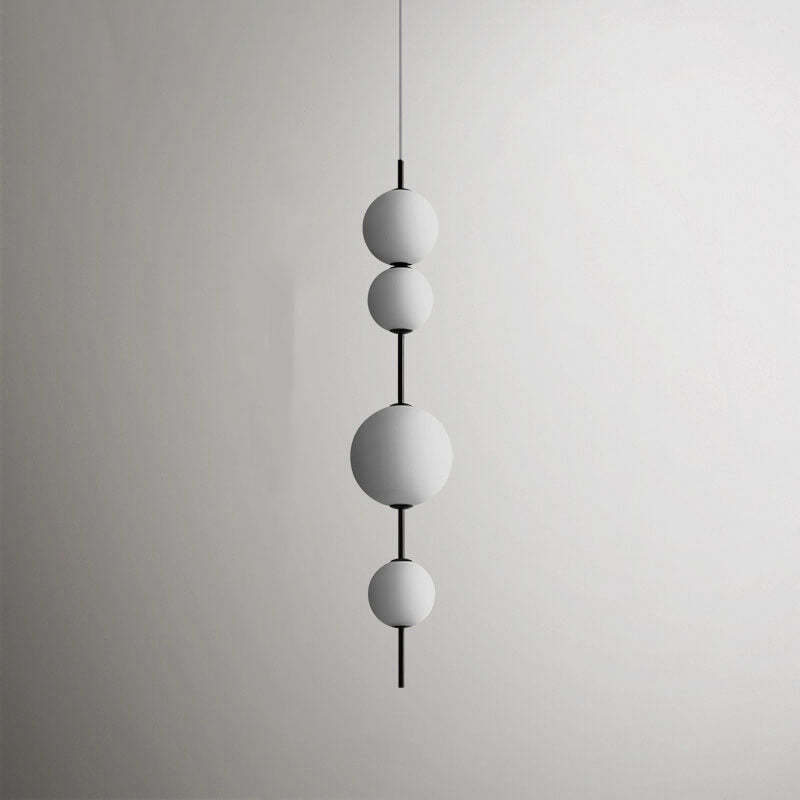 Minimalist Glass Ball LED Pendant Light