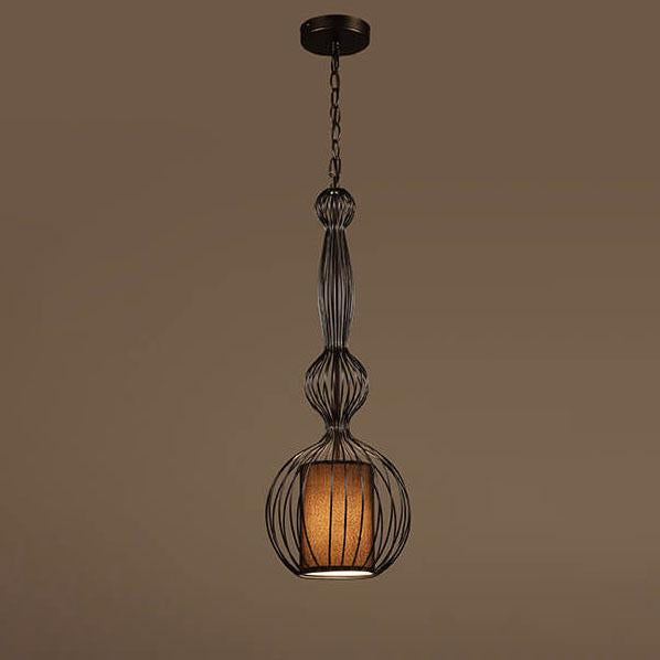 Industrial Retro Metal Birdcage Lantern Pendant