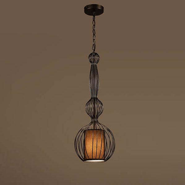 Industrial Retro Metal Birdcage Lantern Pendant