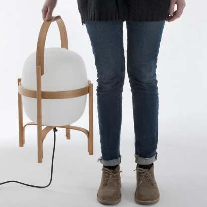 Portable 1-Light Global LED Frame Table Lamp