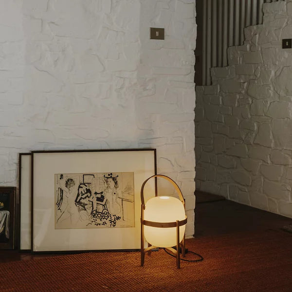 Portable 1-Light Global LED Frame Table Lamp