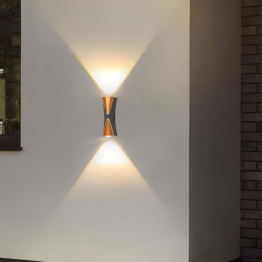 Creative Up and Down Lights LED Waterproof Modern Outdoor Wall Lamp-Lighom