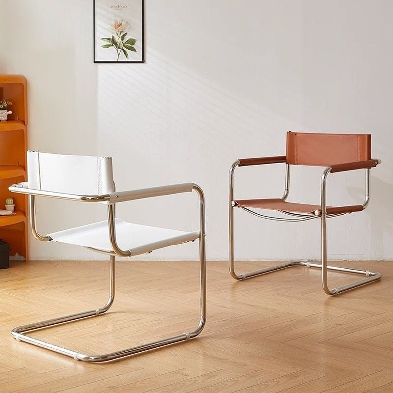 Mid-Century Saddle Leather Chair