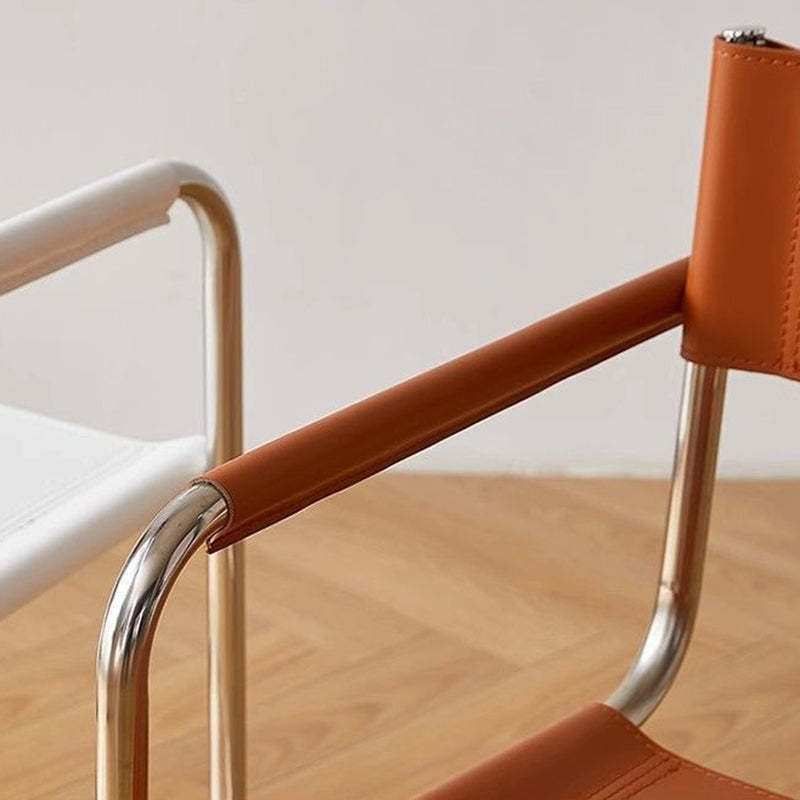 Mid-Century Saddle Leather Chair
