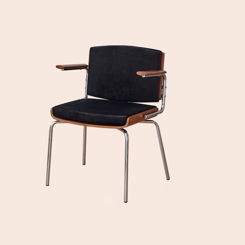 Nordic Velvet Metal Dining Chair