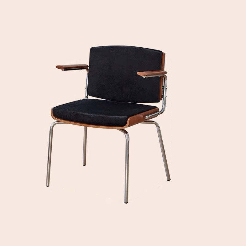 Nordic Velvet Metal Dining Chair
