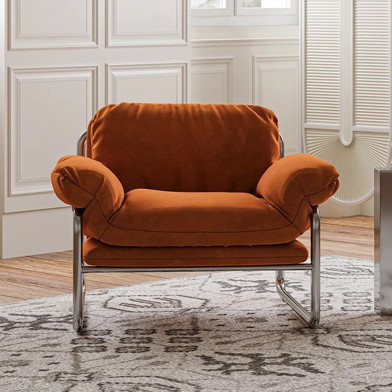 Nordic Fabric Steel Accent Chair