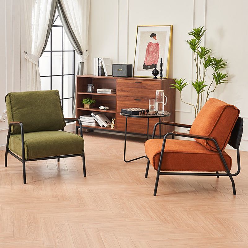 Minimalist Velvet Ergonomic Accent Chair