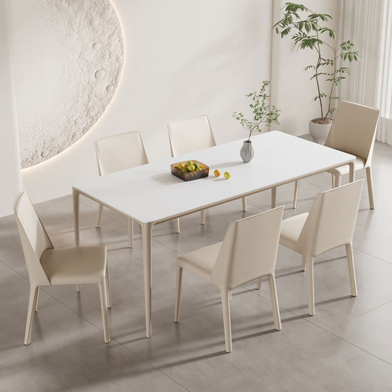 Minimalist Saddle Leather Dining Chair