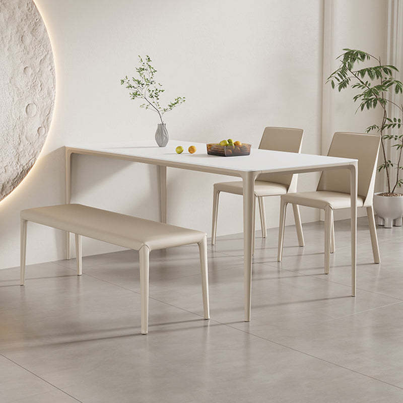 Minimalist Saddle Leather Dining Chair