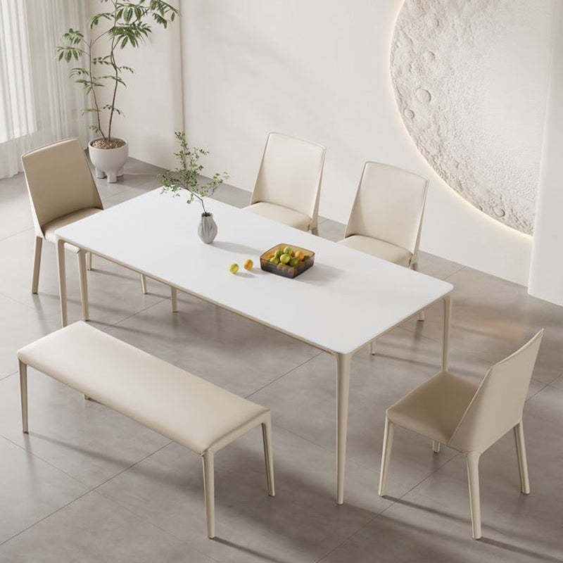 Minimalist Saddle Leather Dining Chair