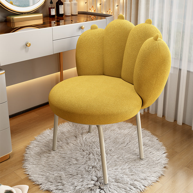 Nordic Lambswool Stool — Gray