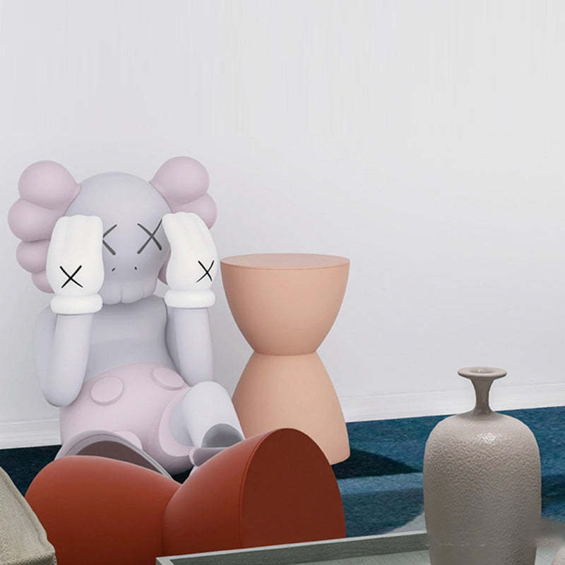Minimalist Hourglass Stool