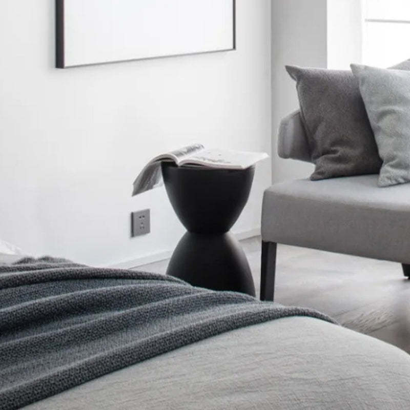 Minimalist Hourglass Stool