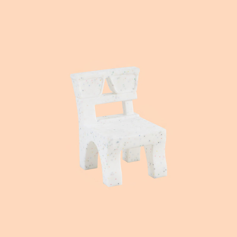 Nordic Plastic Square Low Stool